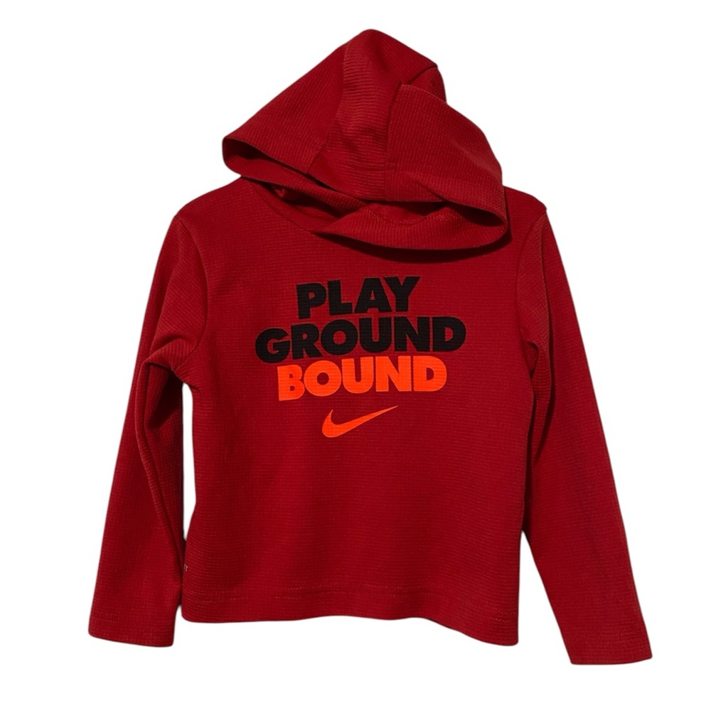 Nike Toddler Boy Red Lightweight Dri-Fit Hoodie